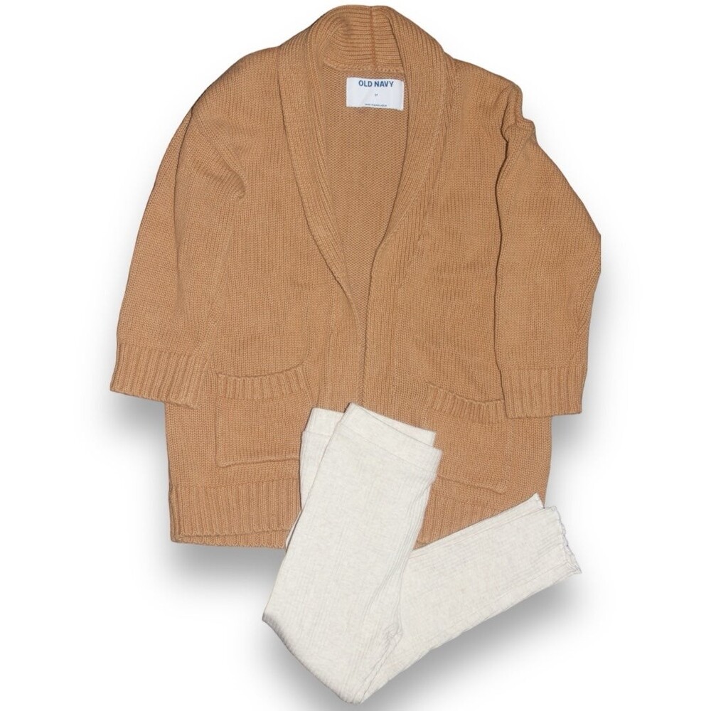 Old Navy knit cardigan sweater and pant set 3T